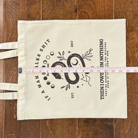✨2/$16 or 3/$20✨ Taylor Swift Reputation Canvas Tote Bag ‘I Did Something Bad’ - Picture 6 of 8